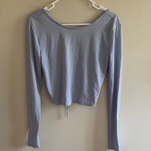 Forever 21 Soft Blue Long Sleeve Top SB